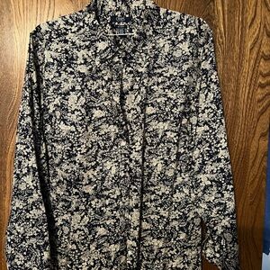 Chaps No Iron 100% cotton women’s 2x shirt